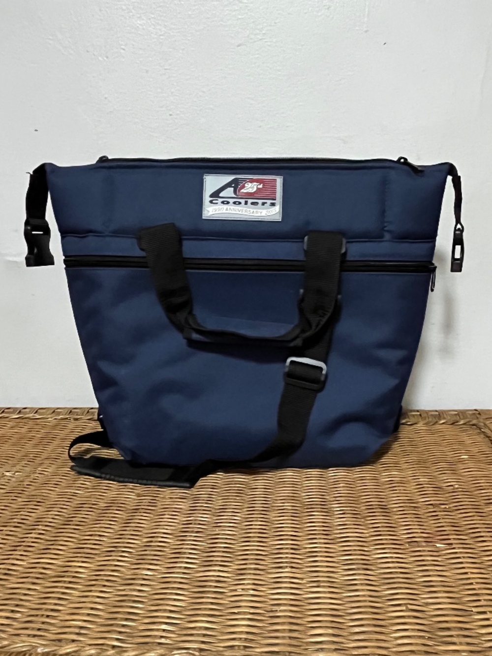 25th Anniversary AO Coolers Soft-Sided Cooler Bag (1990–2015).  Open Box